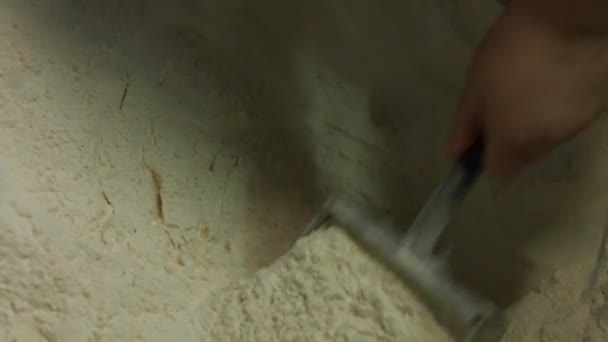 Производство хлебобулочных изделий . — стоковое видео