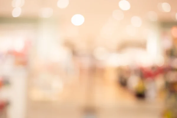 Fundo abstrato com bokeh no shopping . — Fotografia de Stock