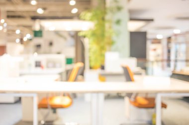 Arka plan olarak oda ofis bulanıklık.