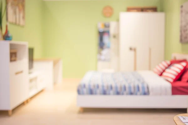 Fond flou dans la chambre à coucher — Photo