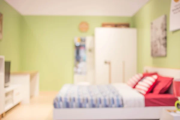 Oskärpa bakgrund i sovrum — Stockfoto