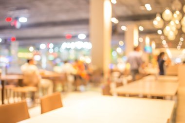 Kahve dükkanı görüntüde bulanıklık.