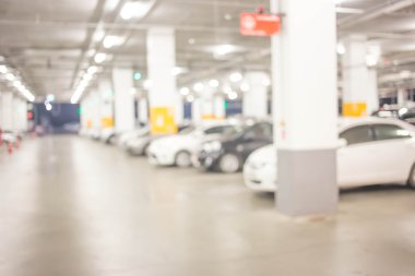 Araba Park görüntüde bulanıklık