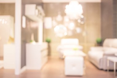 Modern oturma odası iç görüntü bulanıklığı