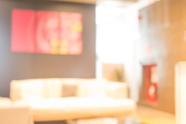 Modern oturma odası iç görüntü bulanıklığı