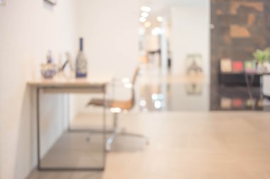 Modern ofis odasının iç kısmının bulanık görüntüsü. ofis odası.