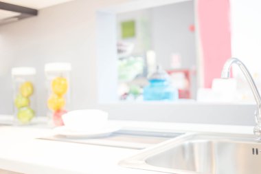 Mutfak Oda arka plan bulanıklık