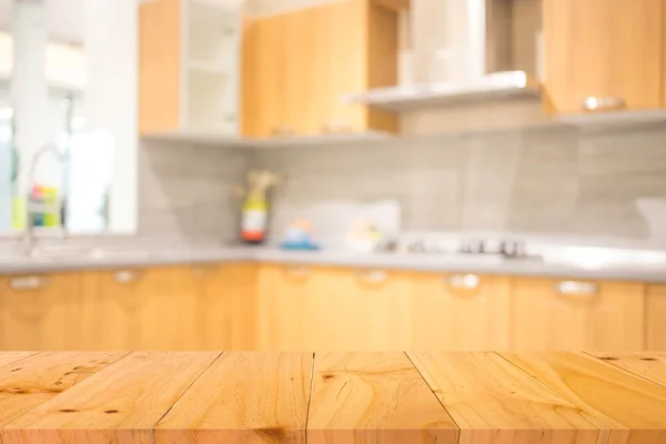 Modern Mutfak Odası 'nın bulanık görüntüsü. Mutfak Odası.