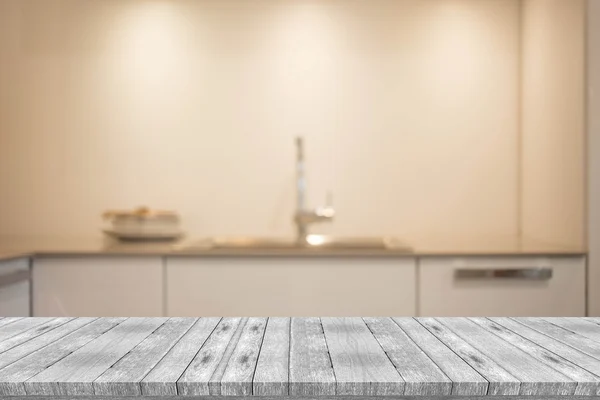Imagen Borrosa Del Interior Sala Cocina Moderna Sala Cocina — Foto de Stock