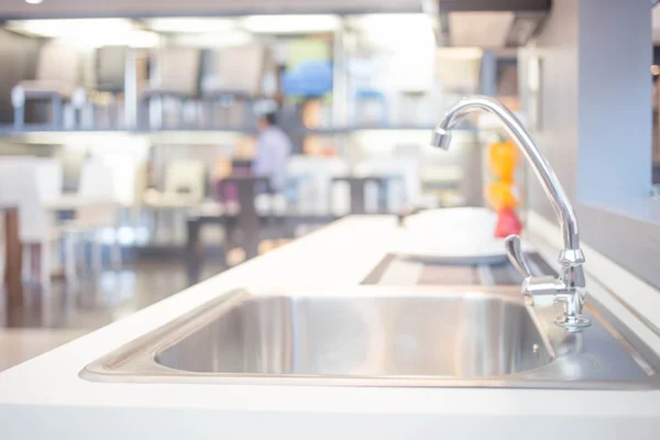 Blur Kitchen Room Background — Stock Photo, Image