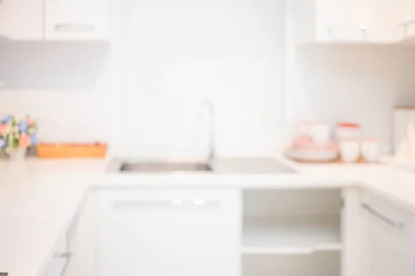 Keuken Kamer Van Achtergrond Vervagen — Stockfoto