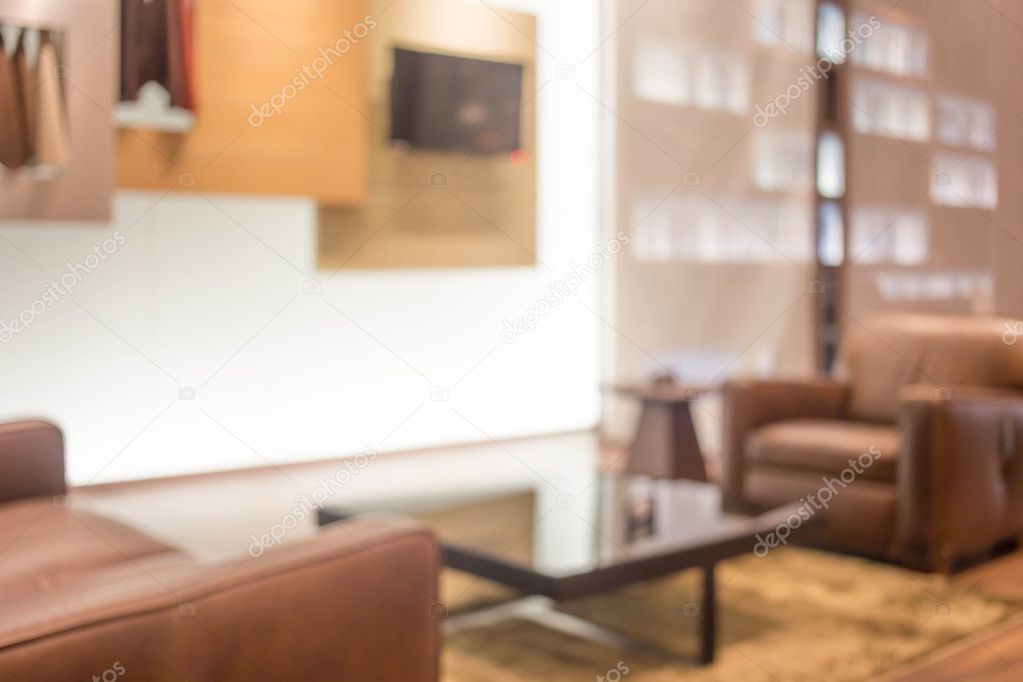 blur image of modern living room interior.  living room.