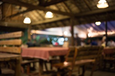 Bulanık arka plan: müşteri, Restoran ile arka plan bulanıklık