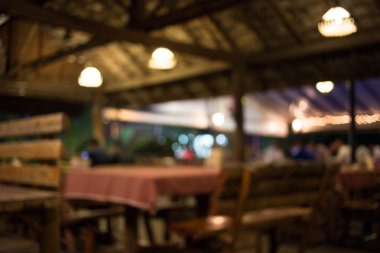 Bulanık arka plan: müşteri, Restoran ile arka plan bulanıklık