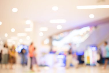 Bulanık görüntü alışveriş mal ve bokeh.