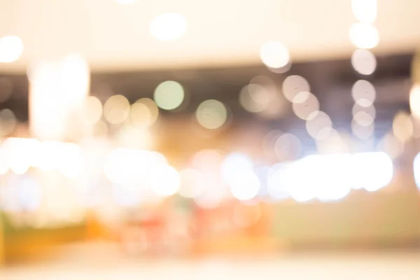 Blurred image of shopping mal and bokeh. — Stock Photo, Image