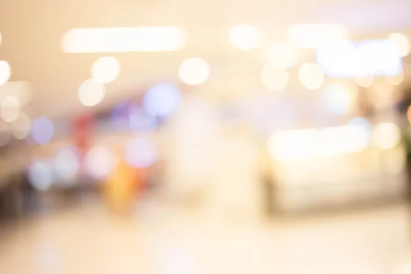 Blurred image of shopping mal and bokeh. — Stock Photo, Image
