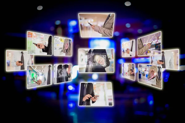 İş adamı alışveriş merkezi.