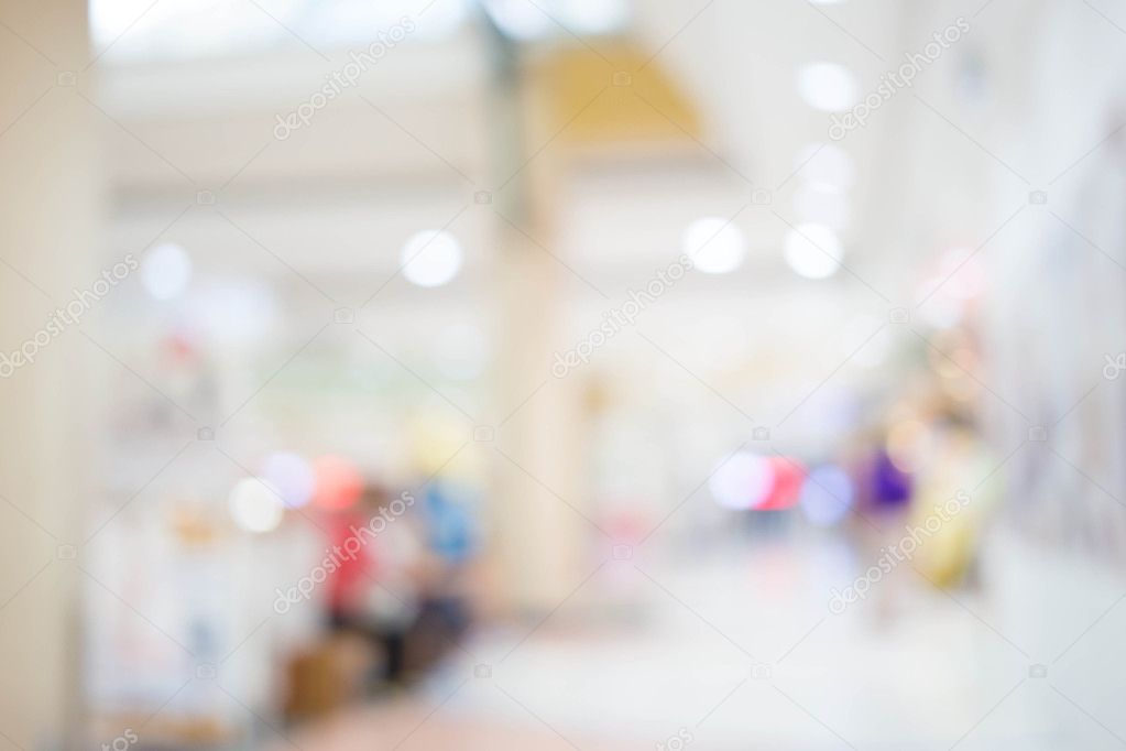 store blur background with bokeh