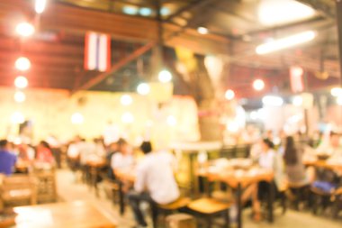 Bulanık arka plan: müşteri, Restoran ile arka plan bulanıklık