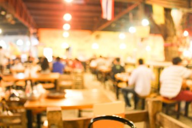 Bulanık arka plan: müşteri, Restoran ile arka plan bulanıklık