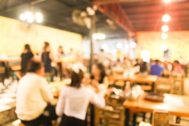 Bulanık arka plan: müşteri, Restoran ile arka plan bulanıklık