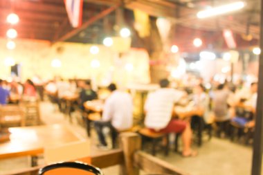 Bulanık arka plan: müşteri, Restoran ile arka plan bulanıklık