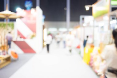 Alışveriş merkezinin bulanık görüntüsü ve bokeh arkaplan