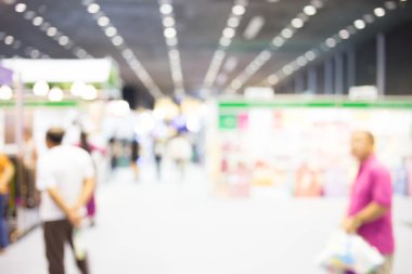 Alışveriş merkezinin bulanık görüntüsü ve bokeh arkaplan