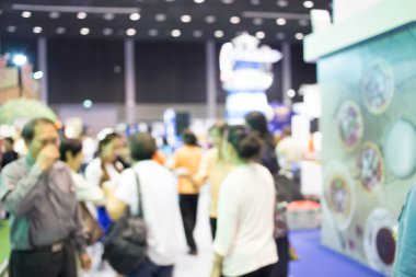 Alışveriş merkezinin bulanık görüntüsü ve bokeh arkaplan