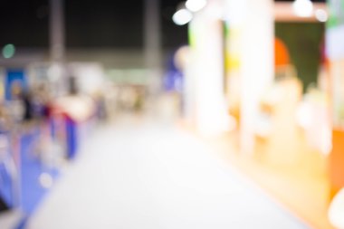 Alışveriş merkezinin bulanık görüntüsü ve bokeh arkaplan