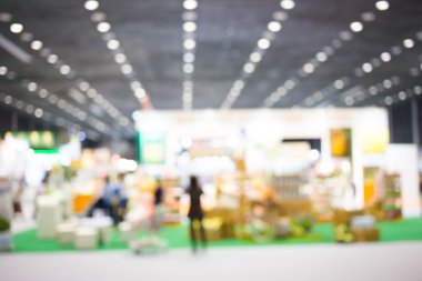 Alışveriş merkezinin bulanık görüntüsü ve bokeh arkaplan