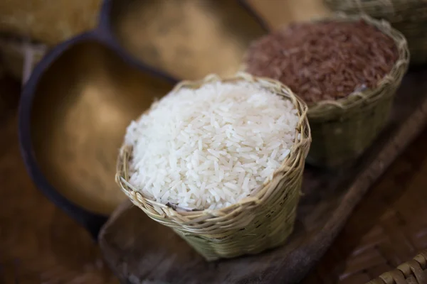 Тайская коллекция риса — стоковое фото