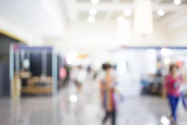 Imagem turva de shopping center e bokeh fundo — Fotografia de Stock