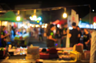 Şehir gece lambası bulanıklık bokeh