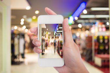 bir akıllı telefon ile fotoğraf çekimi.