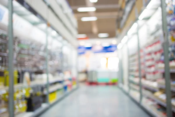 Imagem turva de shopping center e bokeh fundo — Fotografia de Stock