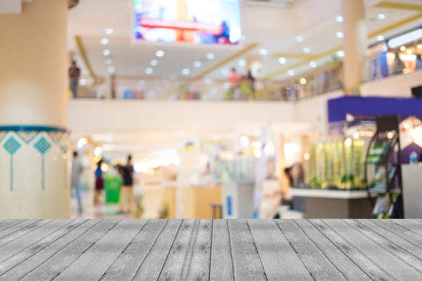 Blurred image of shopping mall and bokeh background — Stock Photo, Image