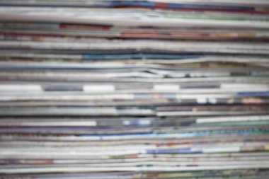 Görüntü yığını gazetelerin bulanıklık