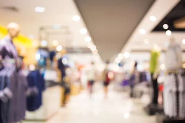 Imagem turva de shopping center e bokeh fundo — Fotografia de Stock