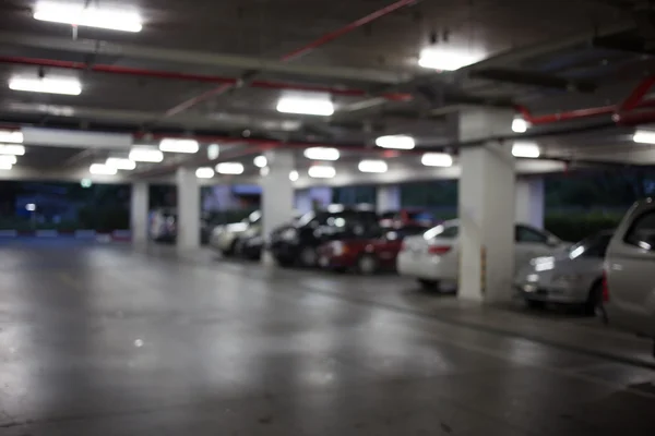 Underground parking with car — Stock Photo, Image