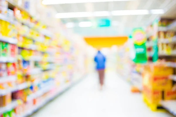 Wazig beeld van winkelcentrum en bokeh achtergrond — Stockfoto