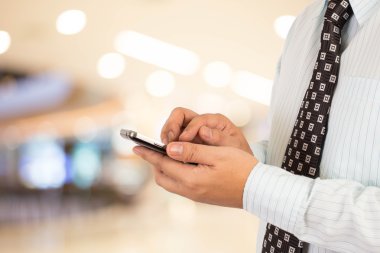 İş adamı alışveriş merkezi.