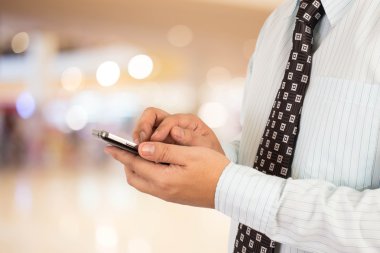 İş adamı alışveriş merkezi.