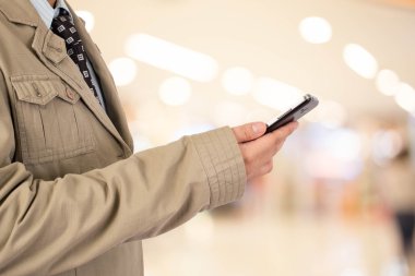 İş adamı alışveriş merkezi.