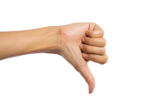 Woman hands on white background — Stock Photo, Image