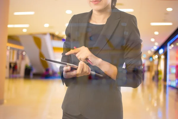 Imagen borrosa de centro comercial y fondo bokeh —  Fotos de Stock