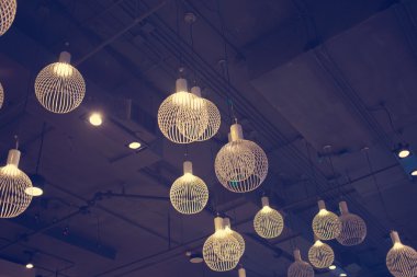 Aydınlatma dekor: Vintage filtre