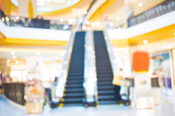 Wazig beeld van winkelcentrum en bokeh achtergrond — Stockfoto