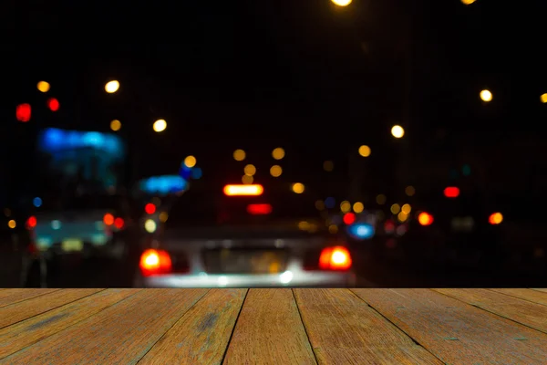 Şehir gece lambası bokeh, bokeh arka plan bulanıklık.